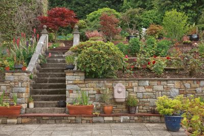 Optimize Space with a Stone Retaining Wall!