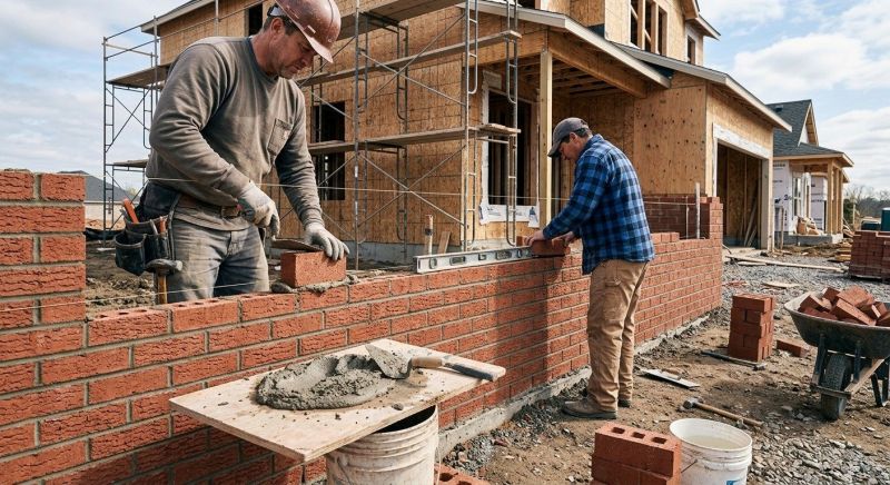 Brick Wall Installation in Norwalk, CT
