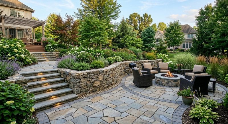 Poolside Hardscaping in Norwalk, CT